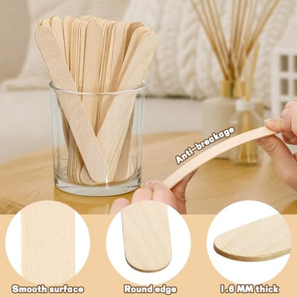 200PCS Popsicle Sticks for Craft (200 Count)