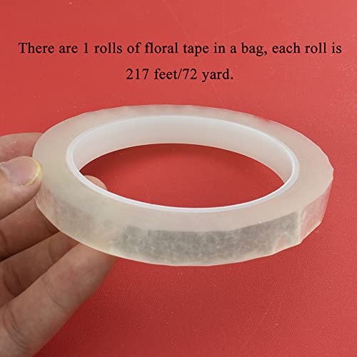 Clear 0.5Inch Wide (217 Foot)