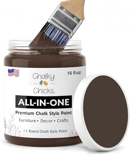 Alaskan Bear Brown 16 Fl Oz Chalk Paint for Furniture