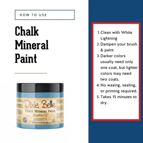 Chalk Mineral Paint (16 Fl Oz)
