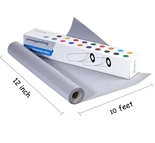 Heat Transfer Vinyl Gray HTV Rolls