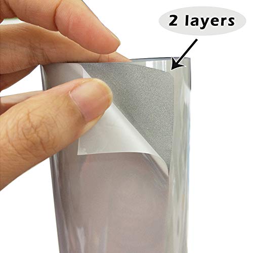 Reflective Light Grey HTV Rolls Heat Transfer Vinyl
