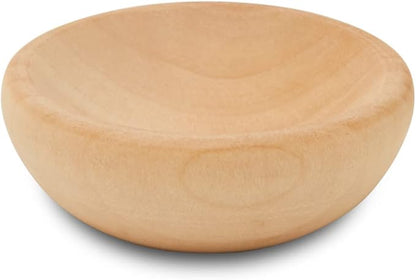Woodpeckers MINI BOWL - 1-1/2", Pack of 10 Small Wooden Sorting and Decorating Stacking Bowls for Charcuterie