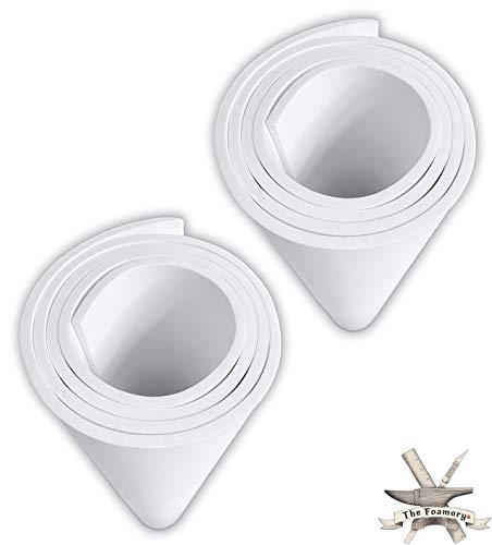 2 Pack White EVA Foam Sheet