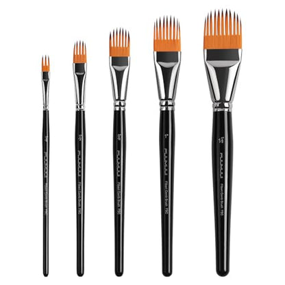 5 PC Grainer Brush Set for Wood Grain