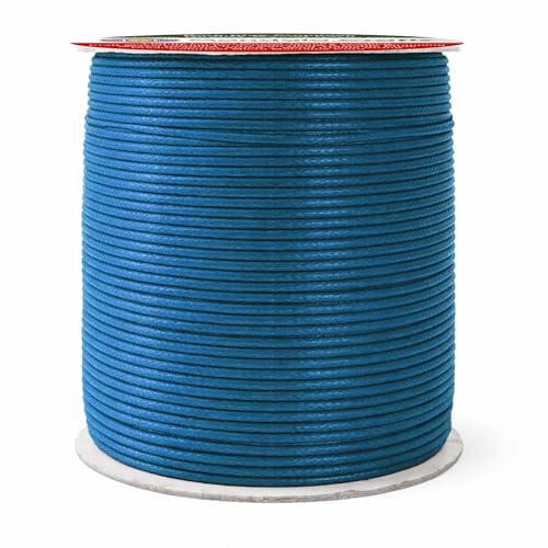 2mm Dark Blue Waxed Cord