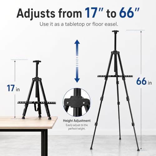 17 66 Inch Adjustable Art Easel Stand for Painting and Sign