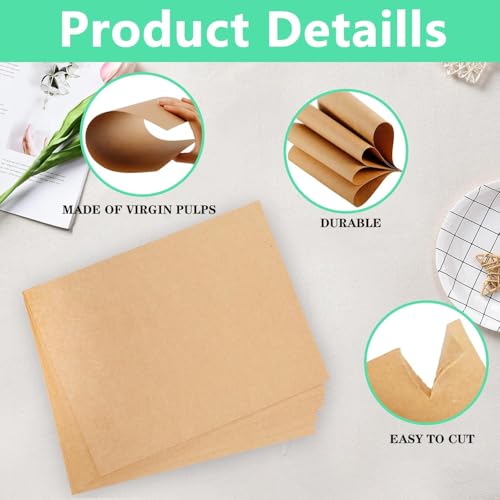 18”x 24”Kraft Paper Sheets Bulk Brown Paper Large Craft Paper for Arts (200 Count)
