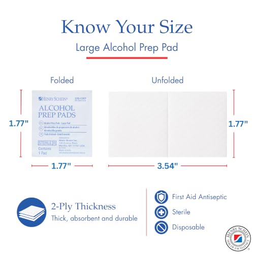 Large Alcohol Prep Pads (2000 Count)
