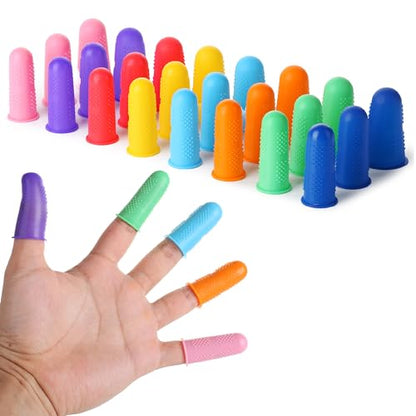 Silicone Hot Glue Gun Finger Caps (24 Count)