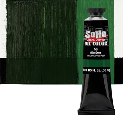 Oil Paint Olive Green