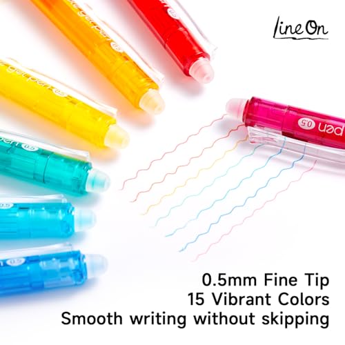 Erasable Gel Pens (15 Count)