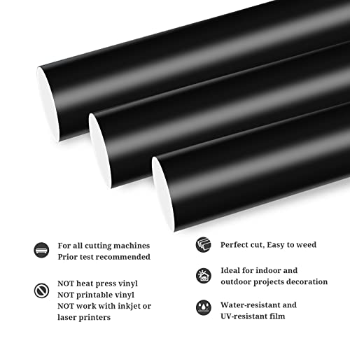 Permanent Adhesive Vinyl 12" x 10ft (10 Foot)