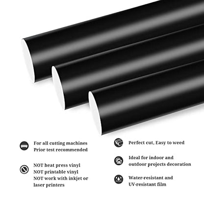 Permanent Adhesive Vinyl 12" x 10ft (10 Foot)