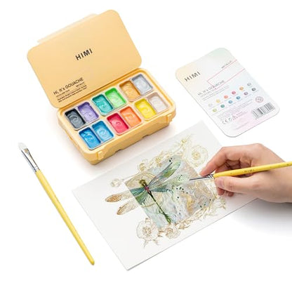 Metallic Jelly Gouache Paint Set