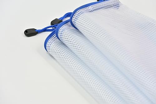 20pcs Mesh Zipper Pouch Bags (20 Count)