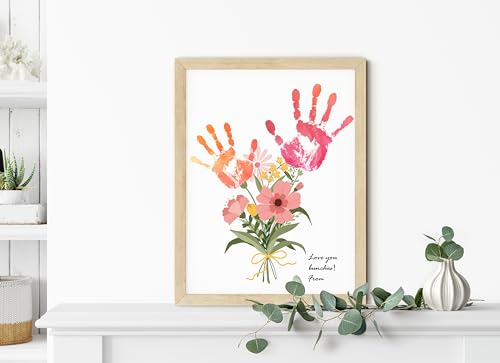 Flower Bouquet Handprint Art Craft DIY Kit