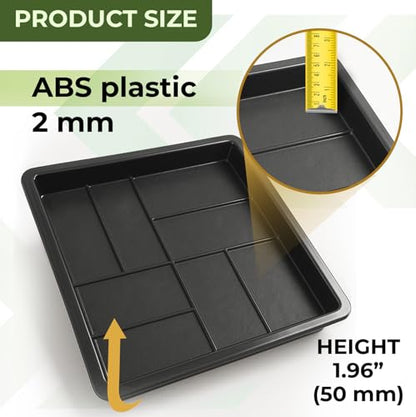 1 pcs Plastic Mold Concrete Parquet Patio Paving Mold