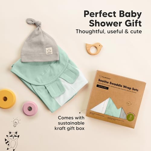 3pk Organic Swaddles for Newborns Girls (3 Count)