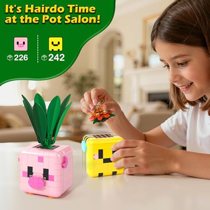 Botanicals Plants Building Blocks Toy (468 Count)