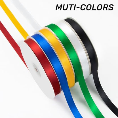 5 8 Inch 100 Yards Satin Ribbon Apple Green