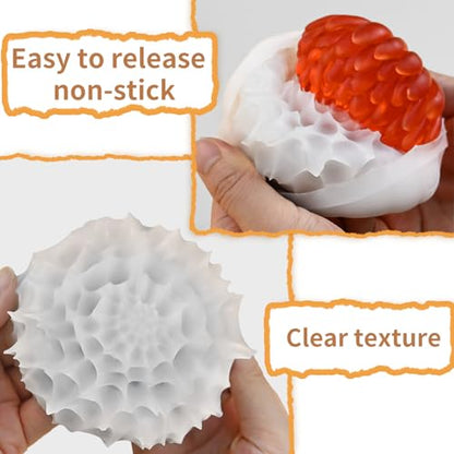 Flower Candle Molds (3 Count)