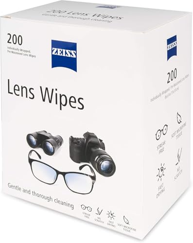 Pre Moistened Lens Cleaning Wipes (200 Count)