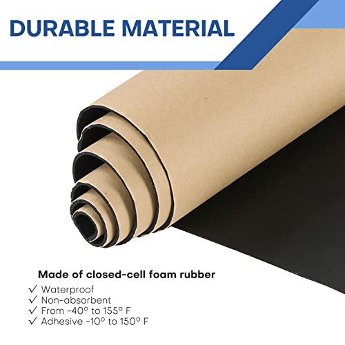 Sponge Neoprene Roll with Adhesive