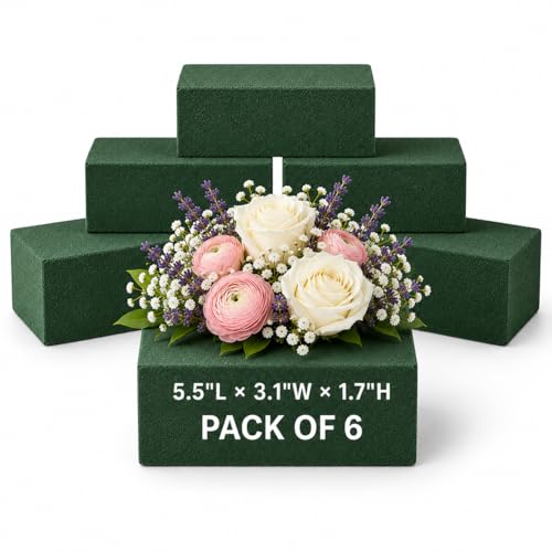 Florables Wet Floral Foam Blocks (6 Count)