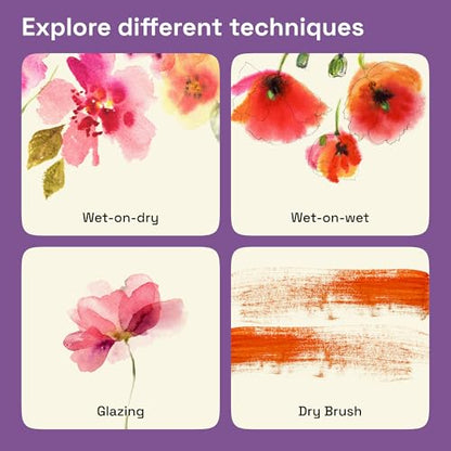 Professional Watercolor Paint Set for Adults