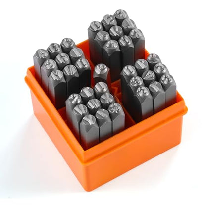 37 Pcs Number and Letter Stamp Set