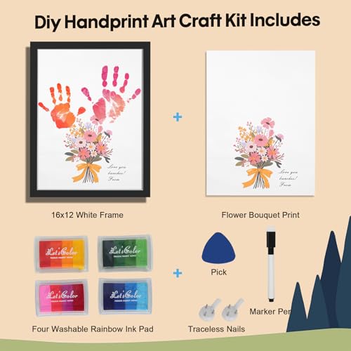 Flower Bouquet Handprint Kit