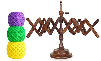 Rosewood Table Top Yarn Swift
