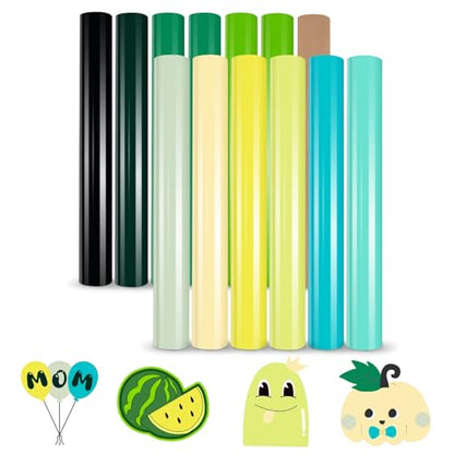 Green Heat Transfer Vinyl Green (13 Count)