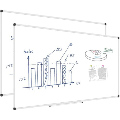 XBoard Magnetic Dry Erase Board 4' x 8' Wall Mounted