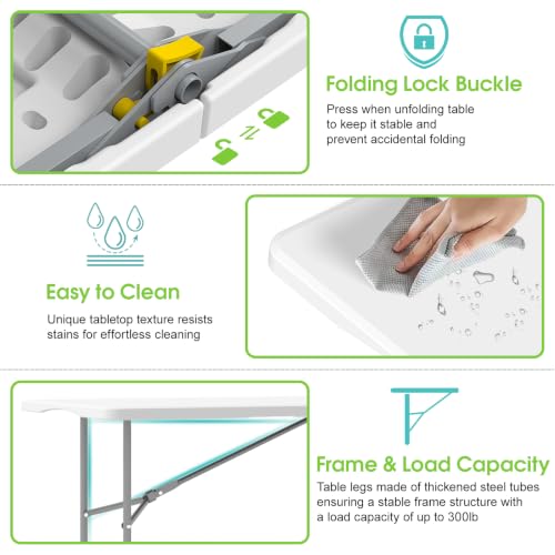 Folding Table 6 ft