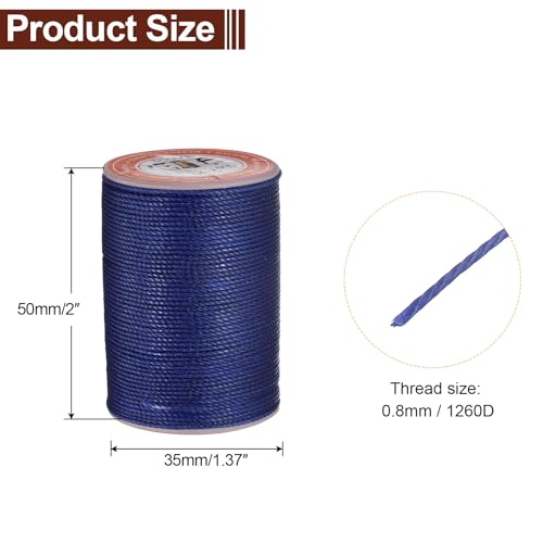 Round Leather Sewing Waxed Thread