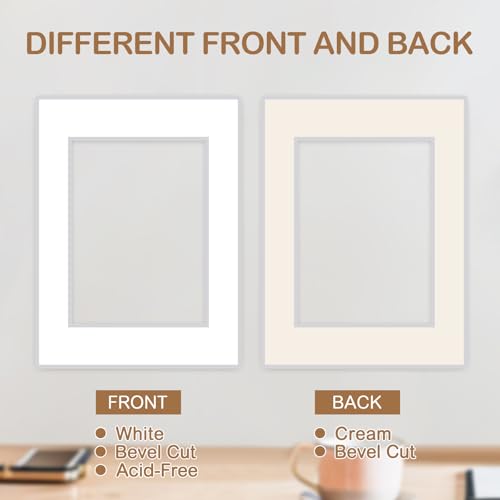 15 Pack Picture Mats 12x16 for 9x12 Photos (15 Count)