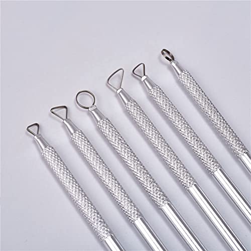 14PCS Ceramic Pottery Clay Ribbon Sculpting Tool Kit with Feather Wire Texture and Needle Detail Tools for Carving (14 Count)