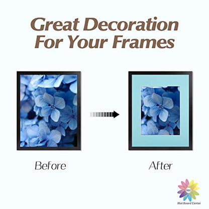 Mat Board Center 10 Pack 11x14 Photo Mats for 8x10 Picture (10 Count)