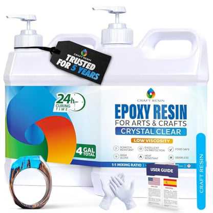 Crystal Clear Epoxy Resin Kit (512 Fl Oz)