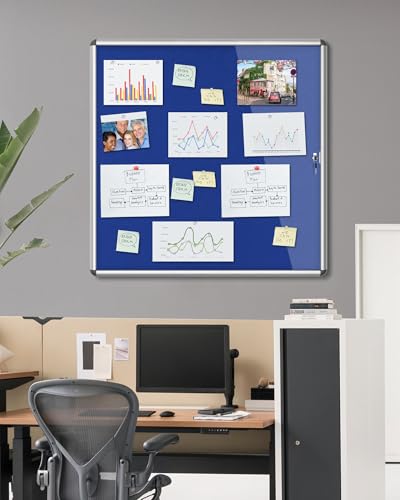 38"x38" Enclosed Bulletin Board