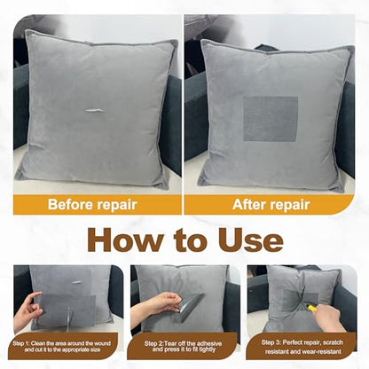 Velvet Rectangular Repair Patch