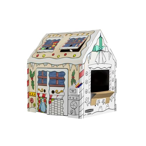 BB at Play Color In Holly Jolly Playhouse Craft Activity for Kids