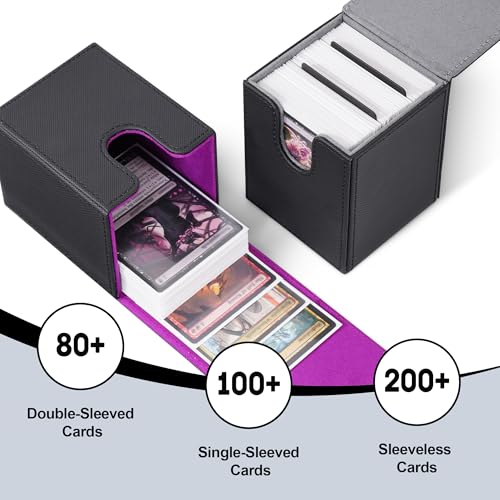Card Deck Box for Trading Cards (4 Count)