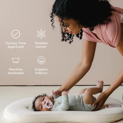 Organic Newborn Baby Infant Lounger Pillow & Travel Bag
