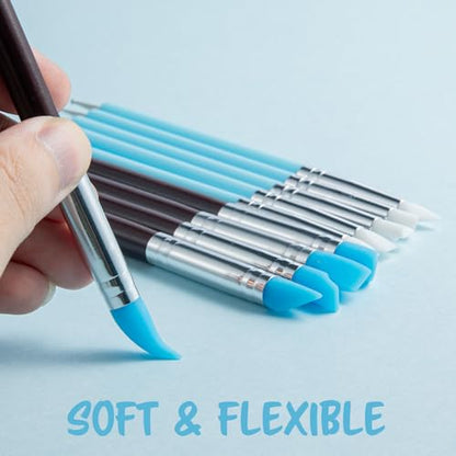 10PCS Silicone Clay Sculpting Tool