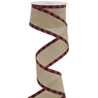 Burlap Ribbon 2.5 Inch x 10 Yards (30 Foot)