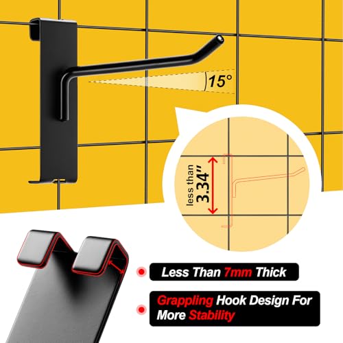 Gridwall Hooks 4 Inch (60 Count)