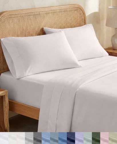 100% Organic Cotton King Size Bed Sheets Set